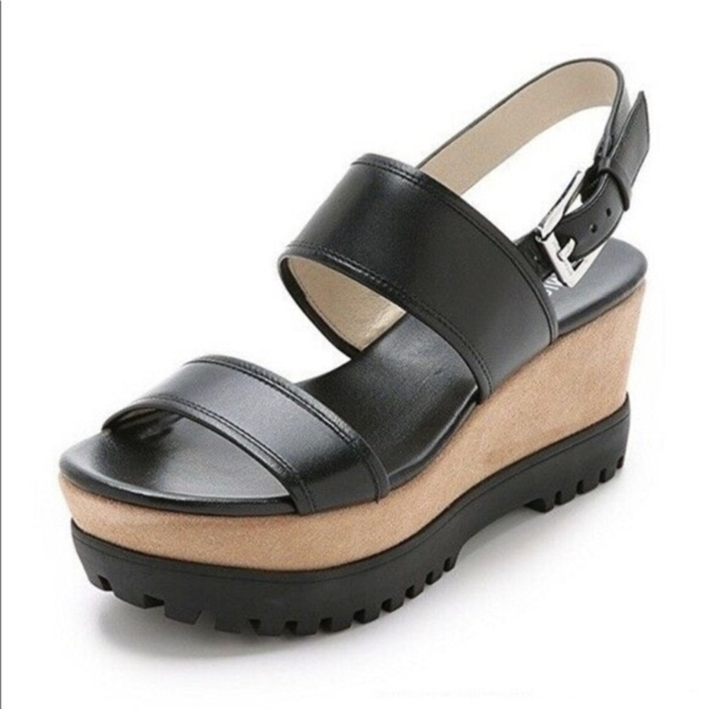 Michael Kors Gillian Mid Wedge Platform Sandals